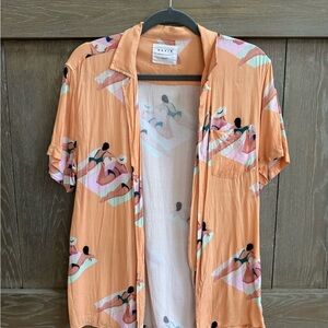 “John B” Duvin Orange Beach Ladies Button Down Shirt